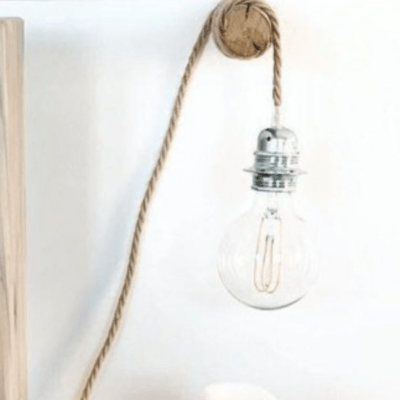 Metal bulb or shade holder