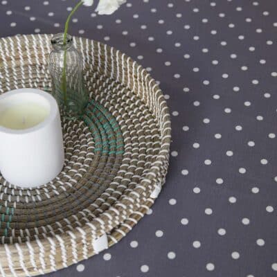 Polka Dot Wipe Clean PVC Tablecloth