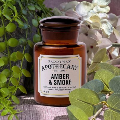 8oz Apothecary Amber and Smoke Candle