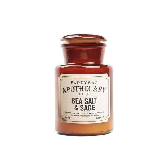 8oz Apothecary Sea Salt and Sage Candle