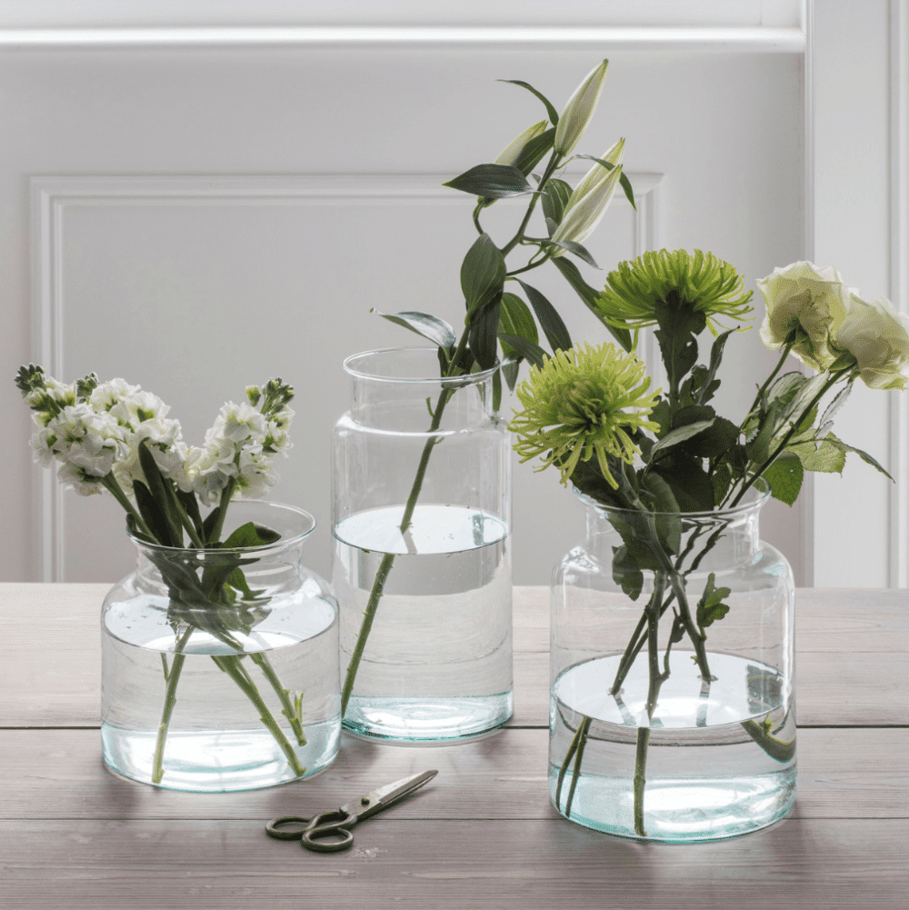 Broadwell Glass vases