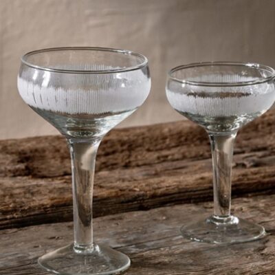 Anara Etched Cocktail Glass