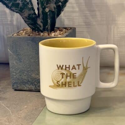 what the shell ceramic mug