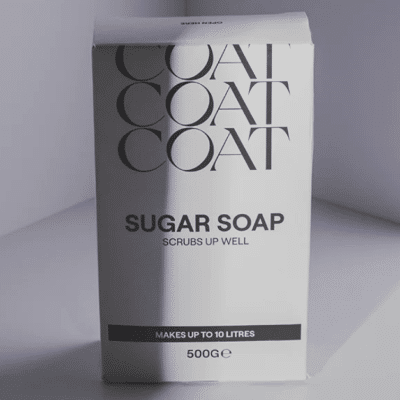 Environmentally-friendly sugar soap: A sustainable cleaning solution for a spotless finish on various surfaces.